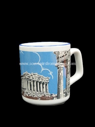 Souvenirs from Greece: Acropolis mug Greek souvenirs Greek cups and mugs Great greek souvenir, mug with the Acropolis