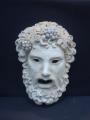 Souvenirs from Greece: Dionysus greek plaster mask Greek statues Greek masks Fantastic greek art souvenir handmade greek sculpture Mask of Dionysus, the greek god of wine in greek mythology, used as a thearical mask. Unique greek art decorative gifts.