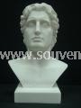 Souvenirs from Greece: Alexander the Great greek alabaster bust statue Greek statues Greek Busts Sculptures Excellent greek souvenirs handmade greek alabaster statue of Alexander The Great replica of the museum exhibit. One of the best greek gifts. 