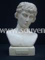 Souvenirs from Greece: Antinoos greek plaster bust statue Greek statues Greek Busts Sculptures Magnificent souvenirs from Greece handmade plaster statue bust of Antinoos, exact replica of the original in the Deplhi museum. Must have greek gifts with perfect detail.