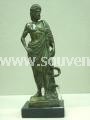 Souvenirs from Greece: Asclepius (Askepios) greek bronze statue Greek statues Bronze statues Magnificent greek souvenir handmade greek bronze statue of Asclepius,  god of medicine and healing in ancient greek mythology. The bronze sculpture sits on a black marble base and depicts the god with a snake-entwined staff, a symbol of medicine today. A special greek gift for doctors or physicians.