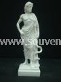Souvenirs from Greece: Greek alabaster statue of Ascelpius (Asklepios) the greek god of medicine Greek statues Alabaster statues Rare greek souvenirs handmade alabaster statue of Asklipios the ancient greek God of medicine and teacher of Ippokrates, excellent greek gifts.