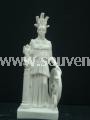 Souvenirs from Greece: Greek alabaster statue of Athena the goddess of wisdom Greek statues Alabaster statues Attractive souvenirs from Greece alabaster statue of Athena the ancient greek goddess of wisdom and protecor of the city of Athens, one of the most unique greek gifts. 