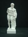 Souvenirs from Greece: Hercules greek alabaster statue Greek statues Alabaster statues Unique greek souvenirs handmade alabaster statue of Hercules famous hero of greek mythology, fantastic greek gifts.