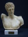 Souvenirs from Greece: Hermes of Praxiteles greek plaster bust statue Greek statues Greek Busts Sculptures Classic souvenirs from Greece, bust of Hermes the messenger of the Gods made of plaster. Replica of the original by Praxiteles exhibited now at the Olympia museum one of the most unique greek gifts.