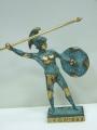 Souvenirs from Greece: Leonidas king of Sparta greek bronze statue Greek statues Bronze statues Fantastic greek art souvenir handmade greek bronze statue of Leonidas, the Spartan king that fought with 300 Spartan warriors against the Persians in the battle of Thermopyle. The bronze scultpture sits on a bronze base and depicts Leonidas holding a spear and shield. A special greek gift.