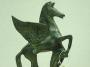 Souvenirs from Greece: Bronze statue of Pegasus the famous creature of ancient greek mythology Greek statues Bronze statues Impressive greek souvenirs handmade bronze statue of Pegasus, one of the best known fantastical creatures in Greek mythology,  a winged divine horse.   The bronze sculpture sits on a marble  base and is one of the most fascinating greek art gifts.