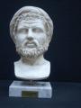 Souvenirs from Greece: Pythagoras greek plaster bust status Greek statues Greek Busts Sculptures Unique greek souvenirs, handmade bust of Pythagoras, the father of geometry on a marble base. One of the best greek gifts.