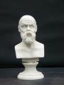 Souvenirs from Greece: Socrates greek alabaster bust statue Greek statues Greek Busts Sculptures Must have art souvenirs from Greece handmade greek alabaster bust of Socrates, one of the most outstanding figures in the history of Western philosophy. The alabaster sculpture is a fantastic greek art gift.