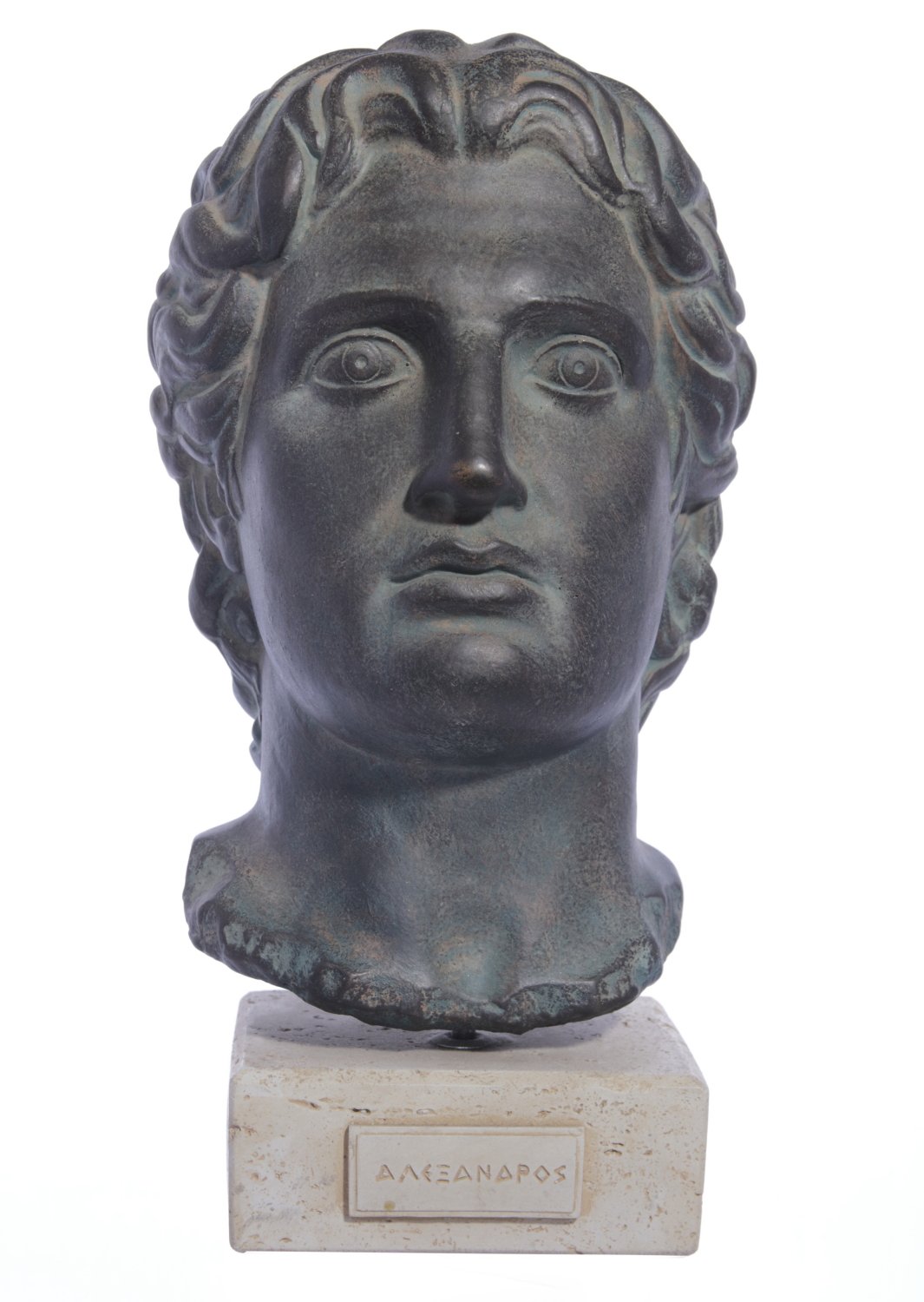 Alexander the Great large plaster bust 