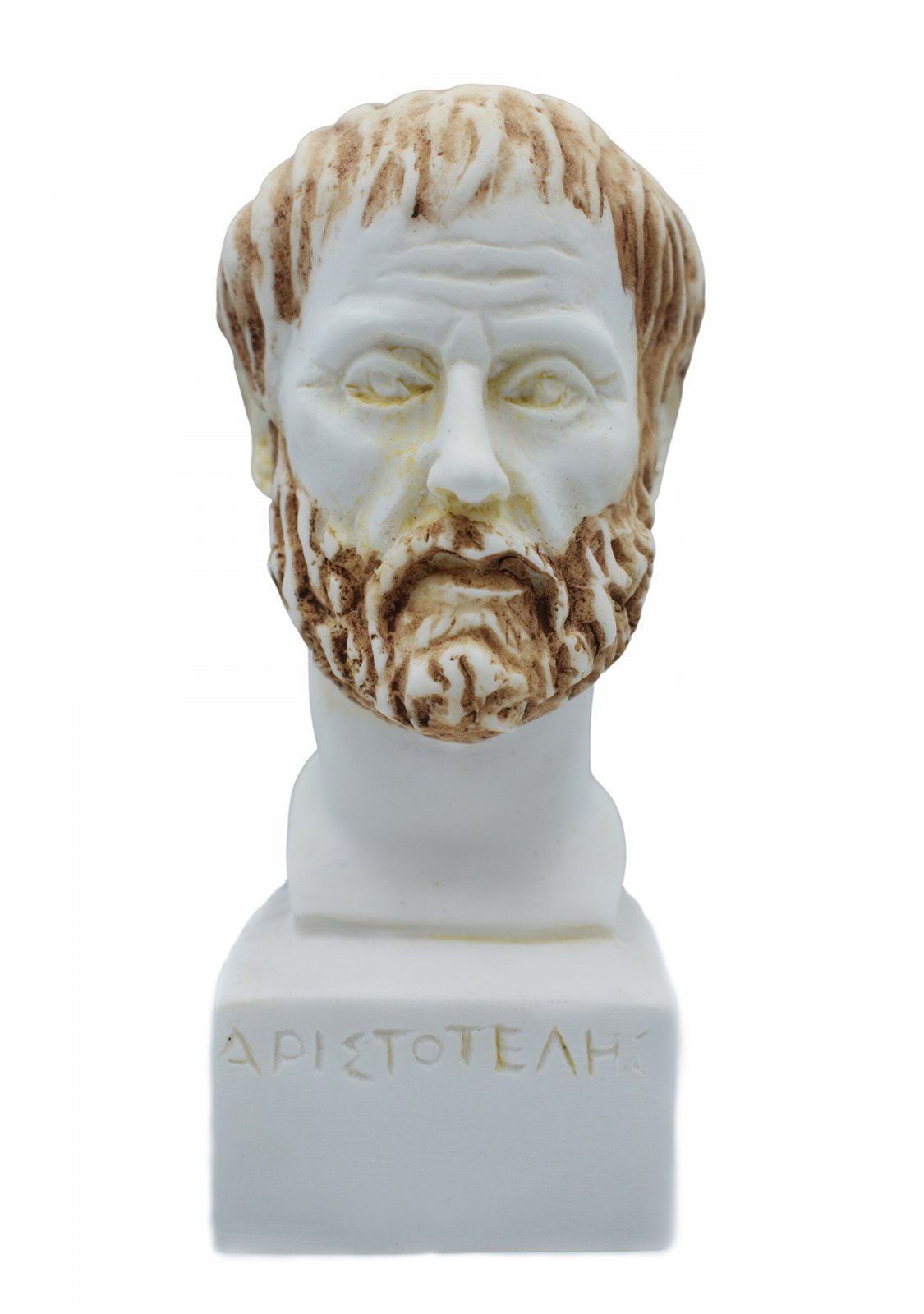 Aristotle greek alabaster bust statue