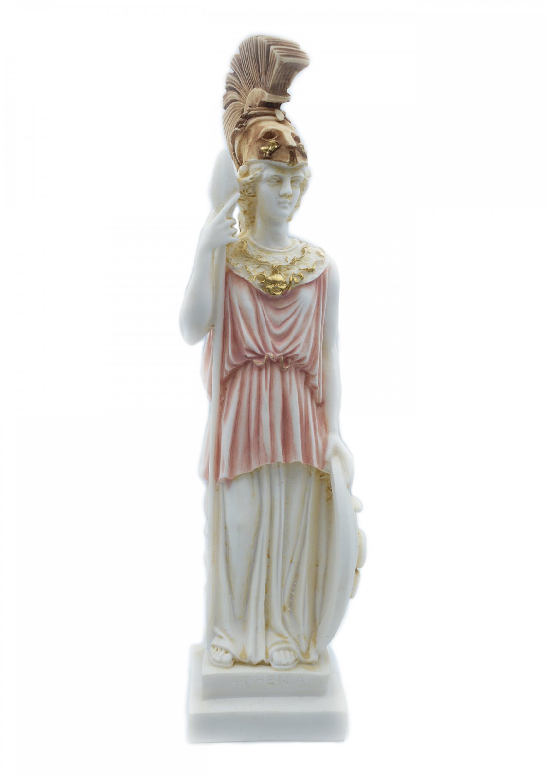 Goddess Athena Greek alabaster statue