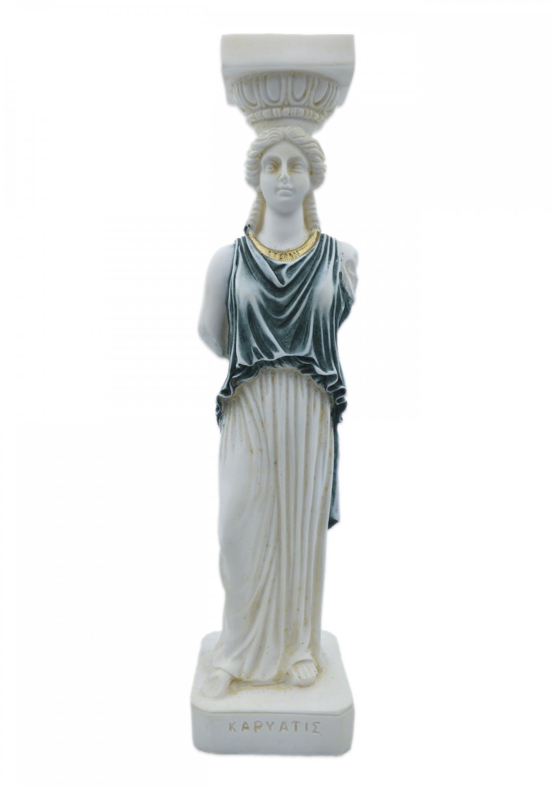 Caryatid greek alabaster statue