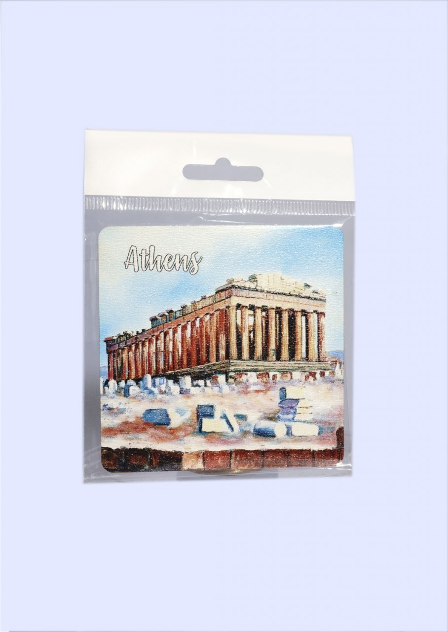 Athens Coaster with Parthenon of Acropolis No.1