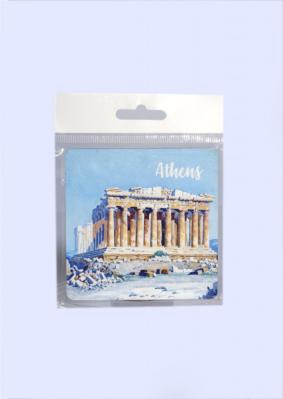 Athens Coaster with Parthenon of Acropolis No.2