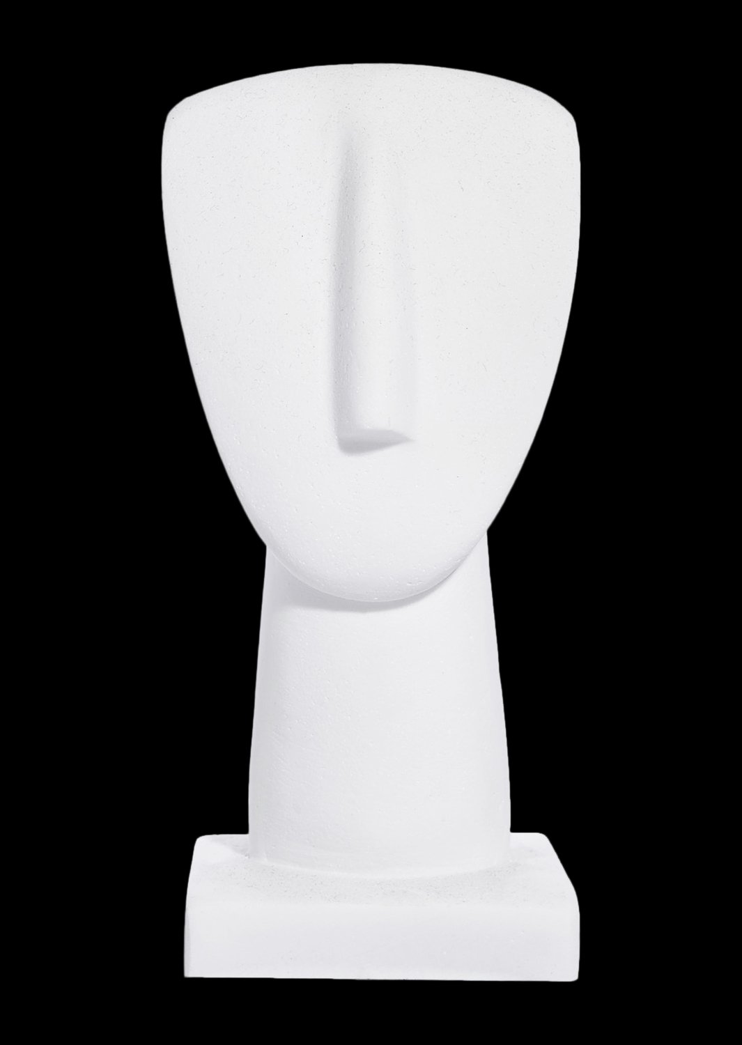 Cycladic art idol’s head statue
