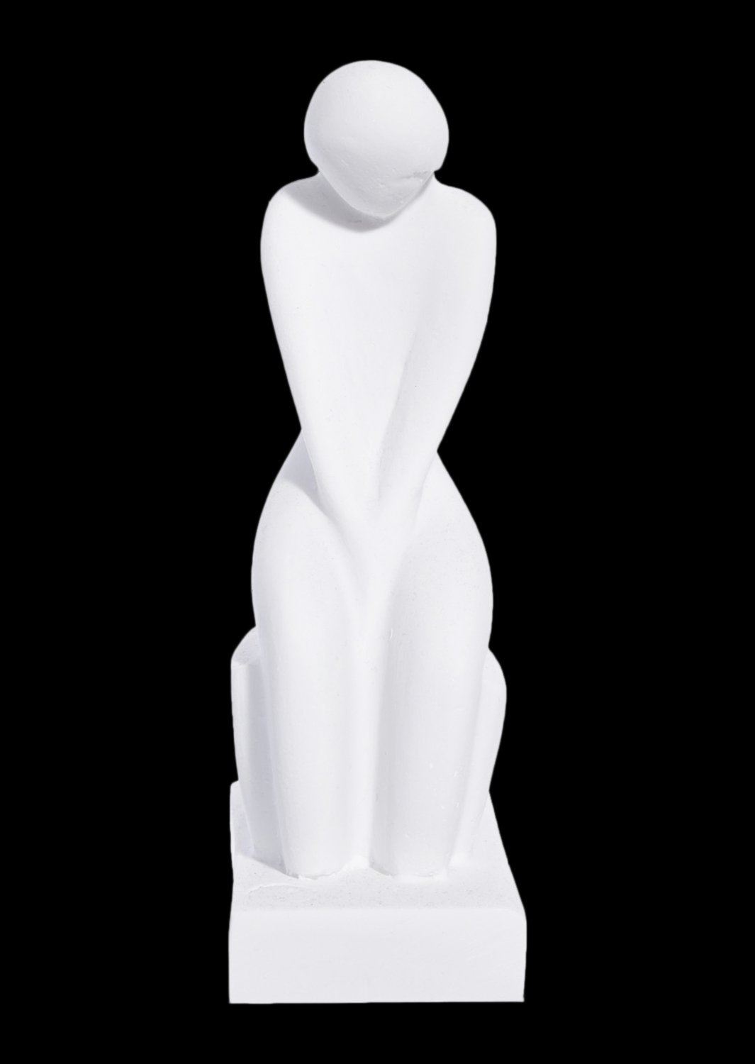 Female greek cycladic art statue