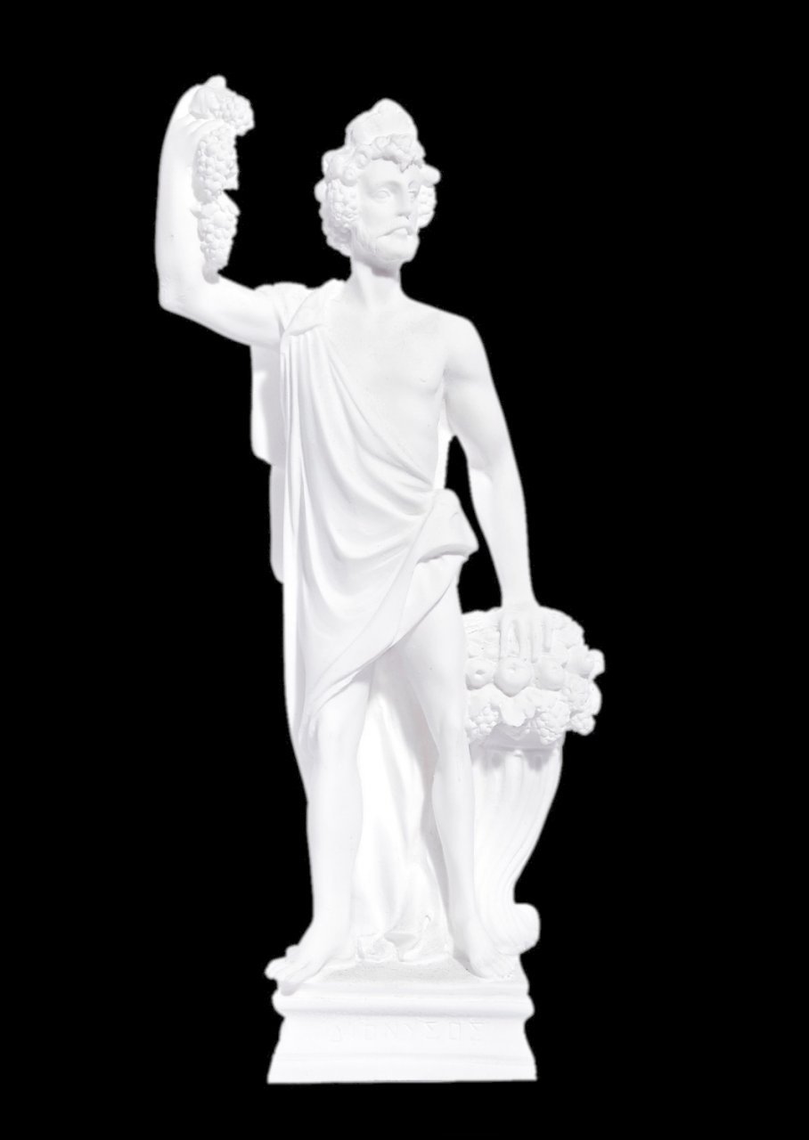 Greek alabaster statue of Dionysus