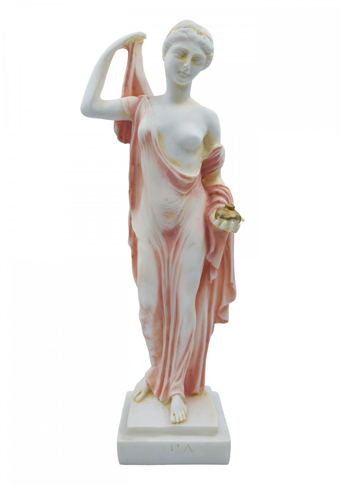 Hera, queen of gods and goddess of women and family, alabaster statue