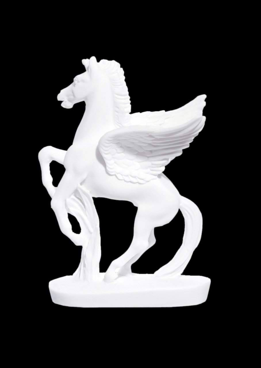 Pegasus greek alabaster statue