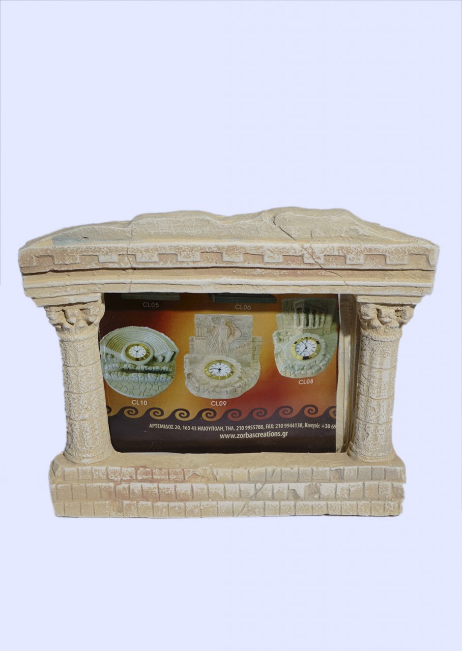 Greek picture frame with Corinthian columns