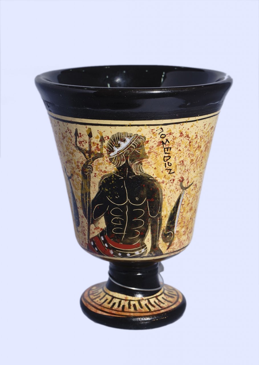 Pythagoras Ceramic Cup with Poseidon