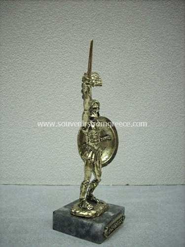 Bronze figurine of the greek hero Achilles Greek statues Bronze figurines