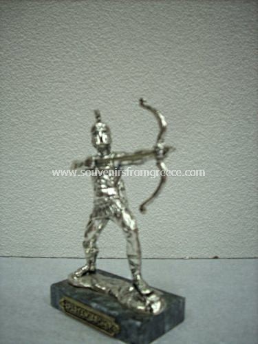 Bronze figurine of a Spartan archer Greek statues Bronze figurines