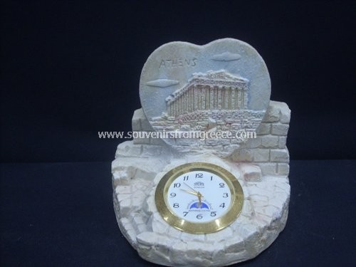 Parthenon plaster clock Clocks Plaster clocks