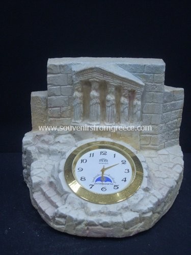 Caryatids (Karyatides) plaster clock Clocks Plaster clocks