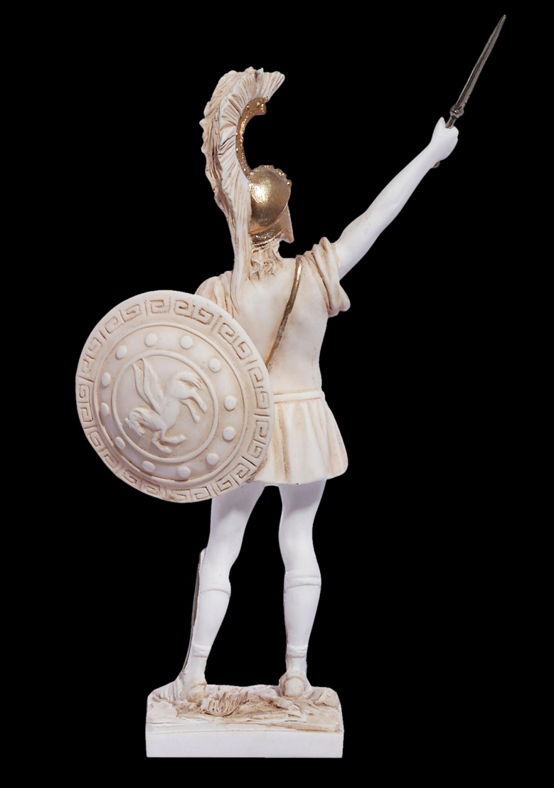 Achilles with sword greek alabaster statue