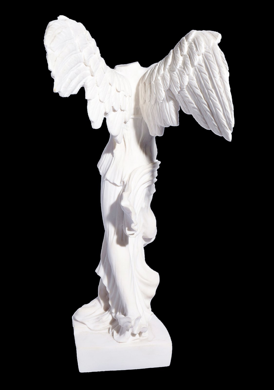 Nike of Samothrace, greek alabaster statue