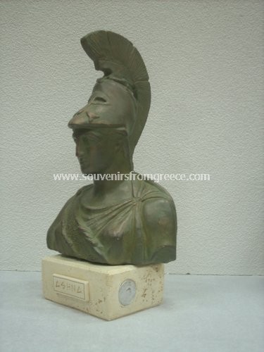 Athena greek plaster bust statue Greek statues Greek Busts Sculptures
