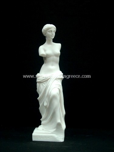 Aphrodite of Milos (Venus de Milo) greek alabaster statue Greek statues Alabaster statues