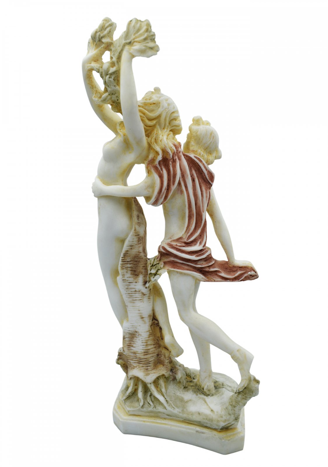 Apollo and Daphne of Lorenzo Bernini, greek alabaster statue with color