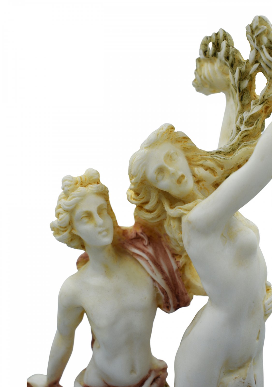 Apollo and Daphne of Lorenzo Bernini, greek alabaster statue with color