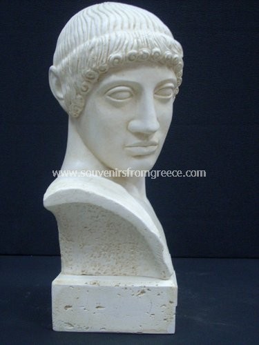 Apollo greek plaster bust statue Greek statues Greek Busts Sculptures