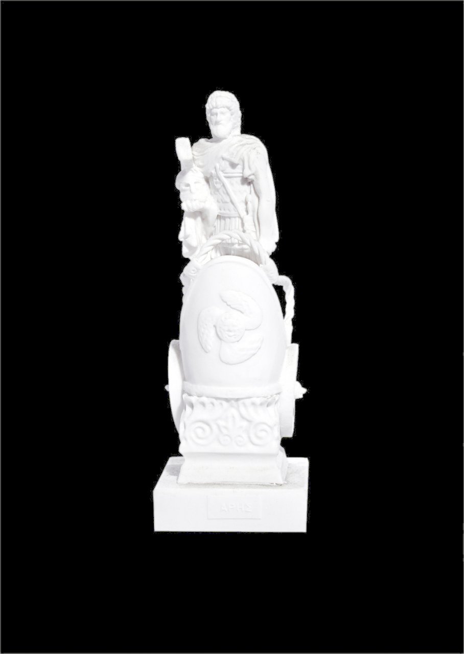 Ares greek alabaster statue