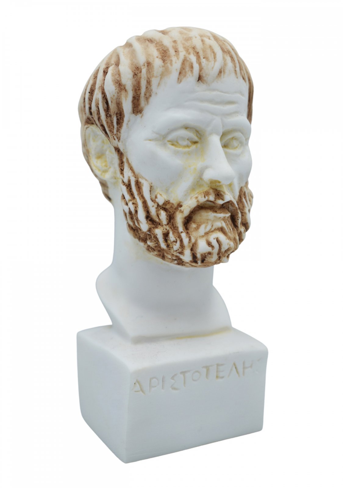 Aristotle greek alabaster bust statue