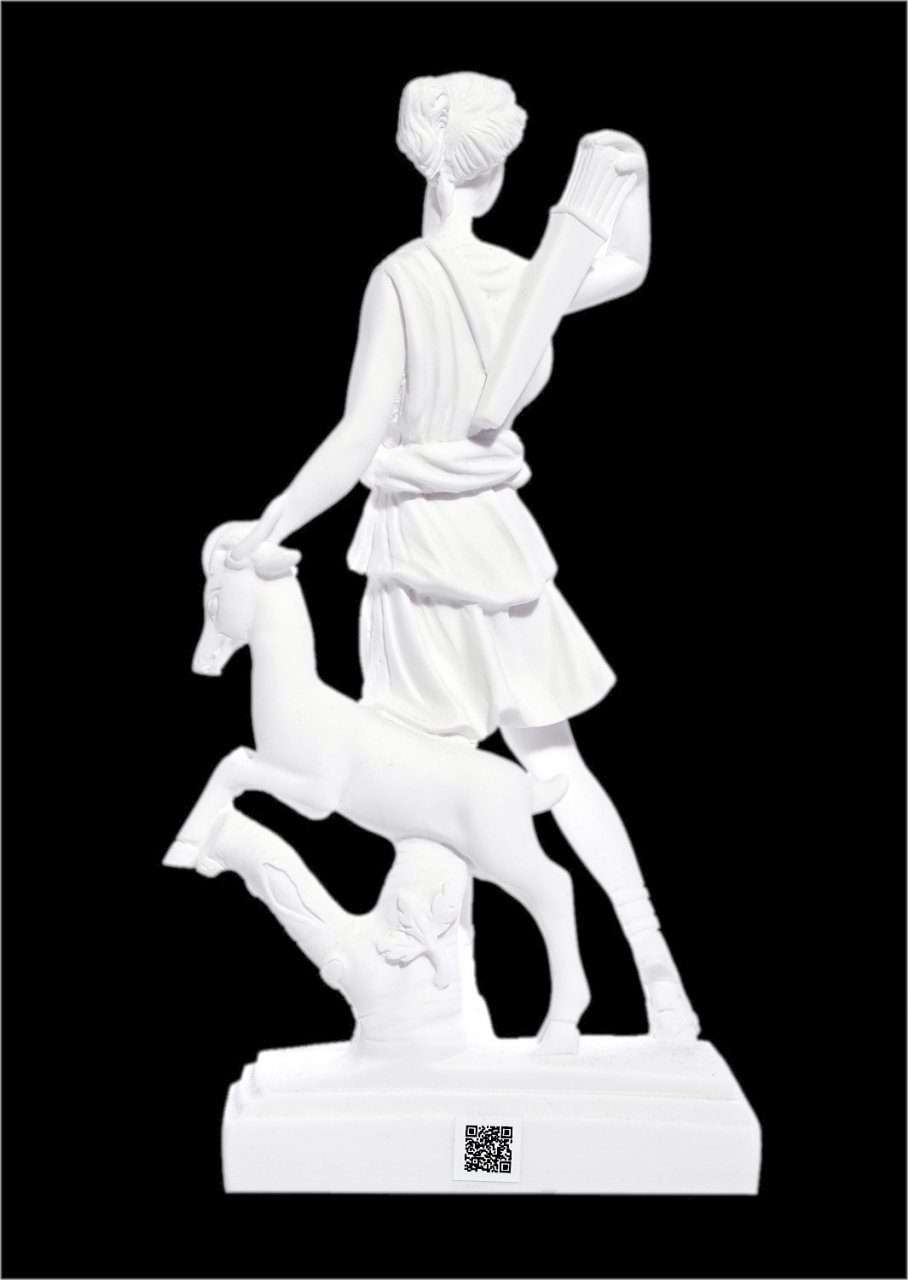 Artemis goddess of the hunt greek alabaster statue of Leoharis 