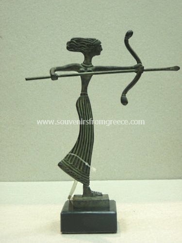 Goddess Artemis greek bronze statue Greek statues Bronze statues