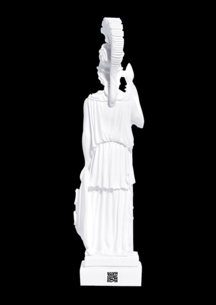 Greek alabaster statue of the goddess Athena