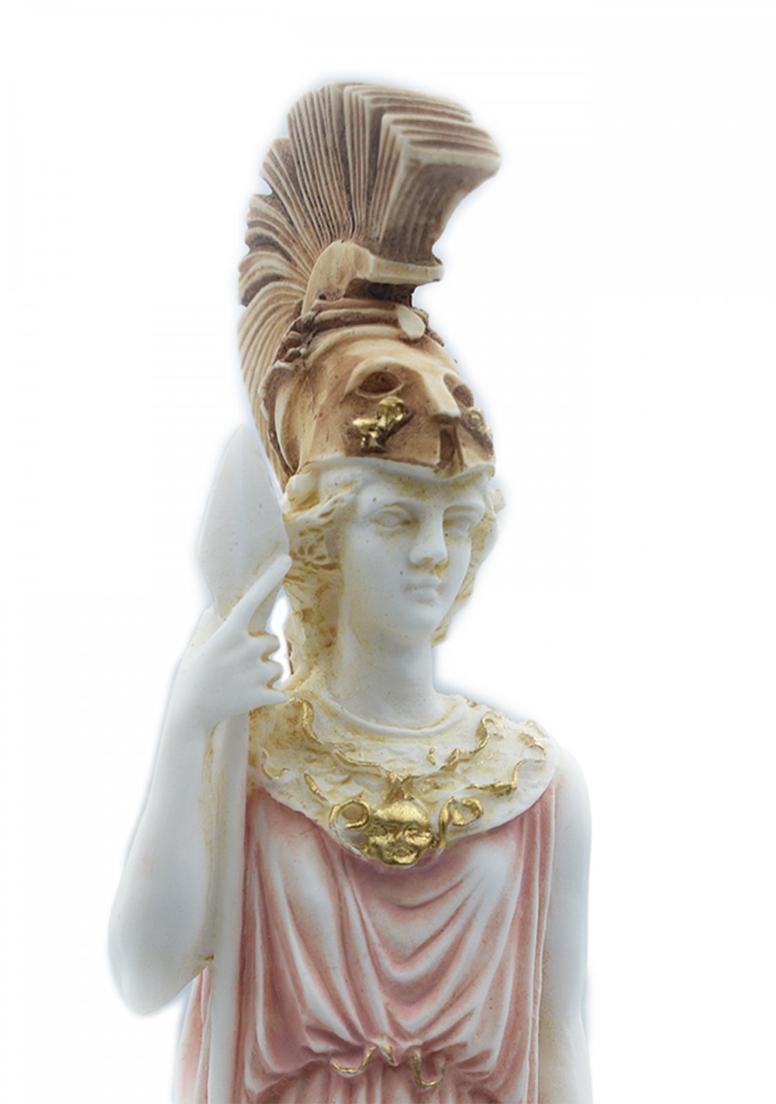 Goddess Athena Greek alabaster statue