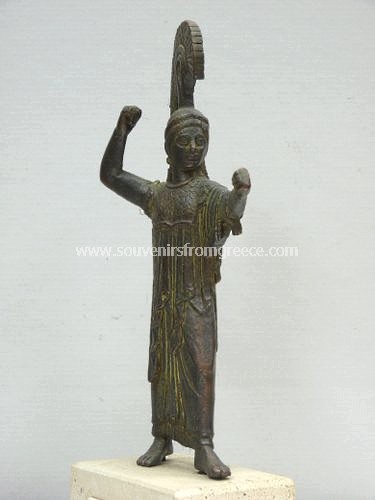 Athena Promachos greek plaster statue Greek statues Plaster statues