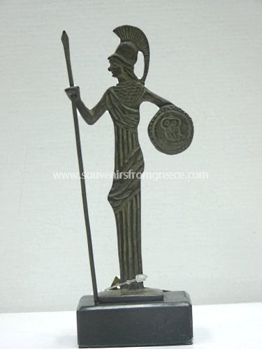 Goddess Athena thin bronze statue Greek statues Bronze statues