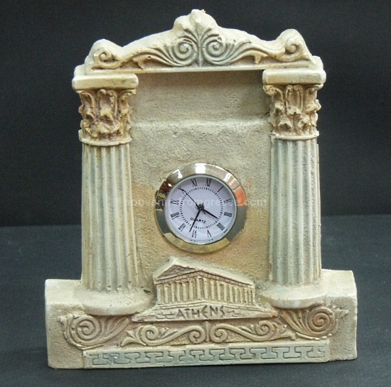 Athens greek plaster clock Plaster clocks Clocks 0417_