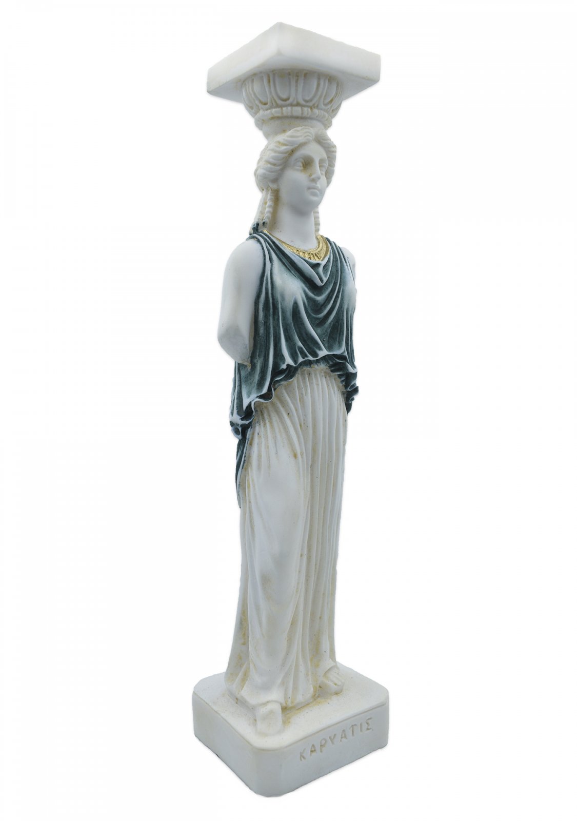 Caryatid greek alabaster statue