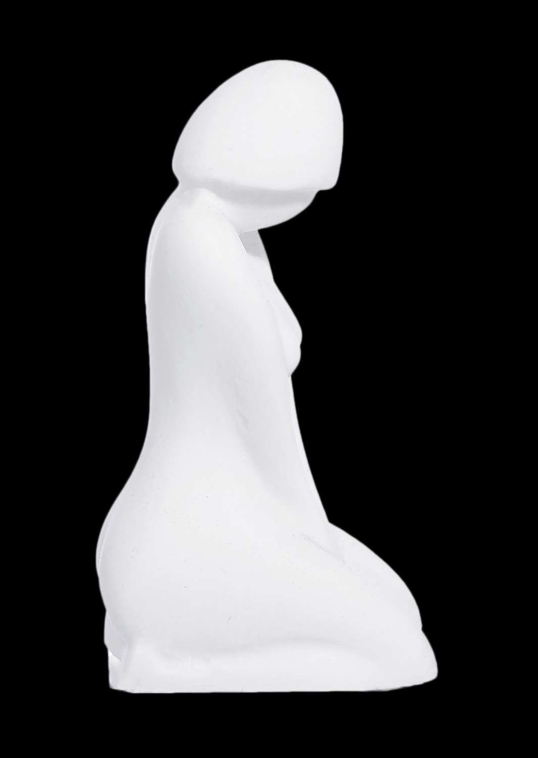 Female greek cycladic art small statue