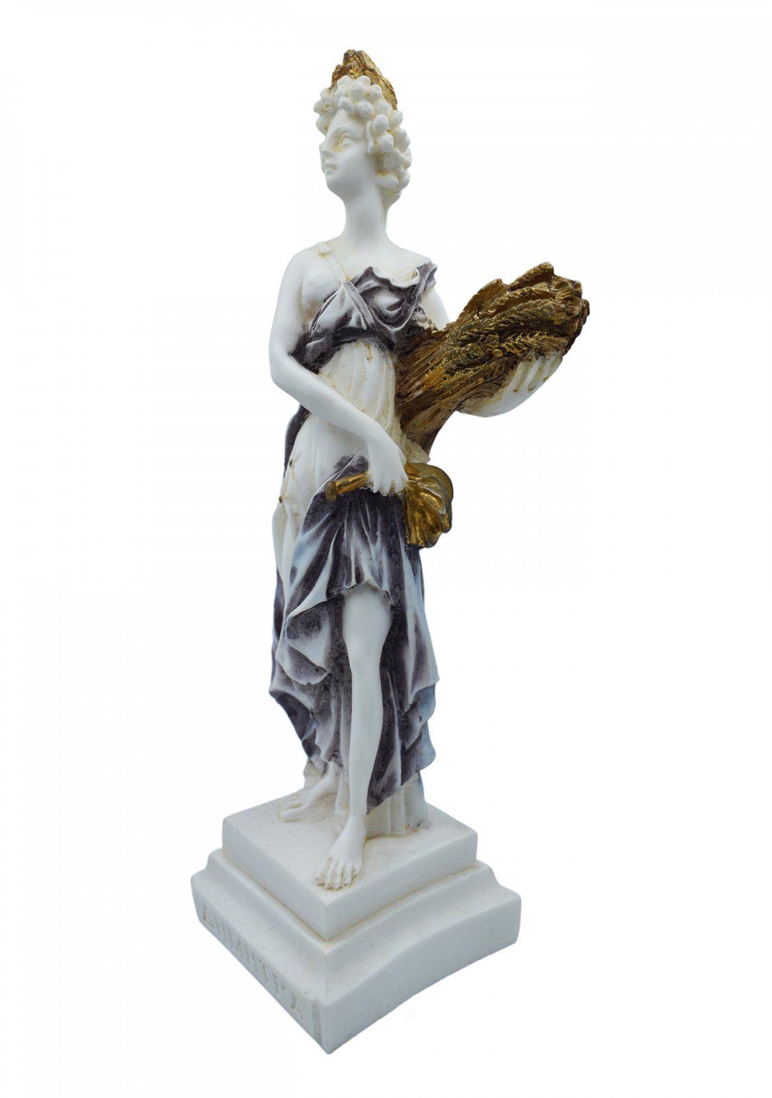 Demeter, Greek goddess of the harvest and agriculture, alabaster statue 