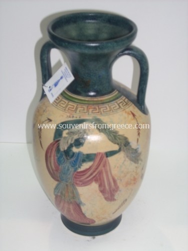 AMPHORA OF APOLLO, APHRODITE AND DAPHNE Greek pottery Free designed pottery